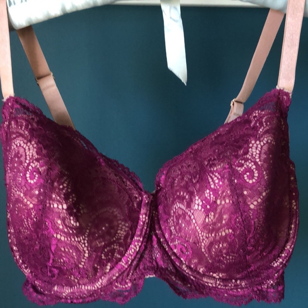ThirdLove 24/7 lined Lace Balconette bra in size 32F